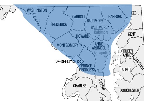 Service Area Map